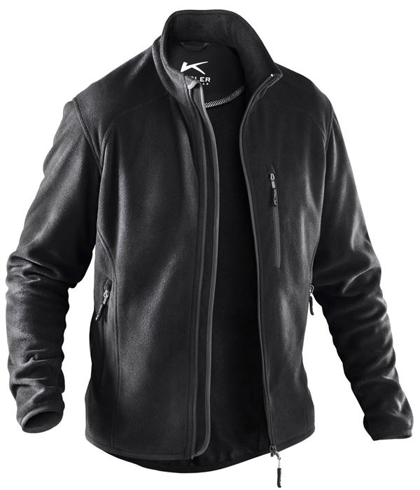 Flis jakna KÜBLER WEATHER črna 245 g/m² vel. XL, Z124299XL