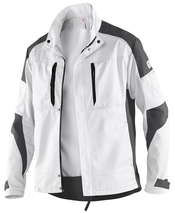 Jakna KÜBLER ACTIVIQ bela/antracit 270 g/m² vel. L, Z12501097L