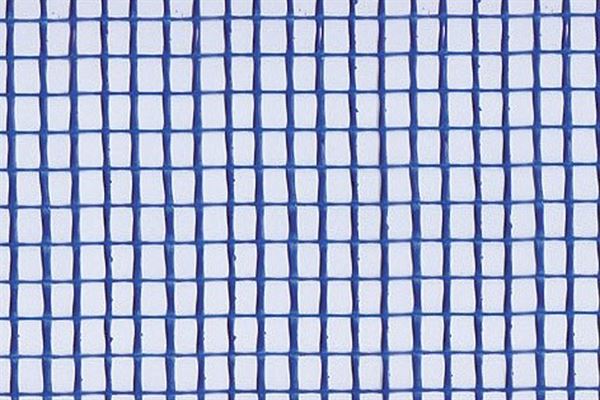 Mreža za zunanji omet 1250, modra, 50m²/rola, teža 110g/m², razmak zank 10x10mm P24, Z1251
