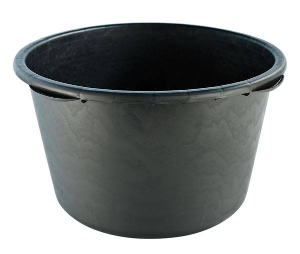 Vedro za malto okroglo 65 litrov črno 120kosov/paleta, Z1400065