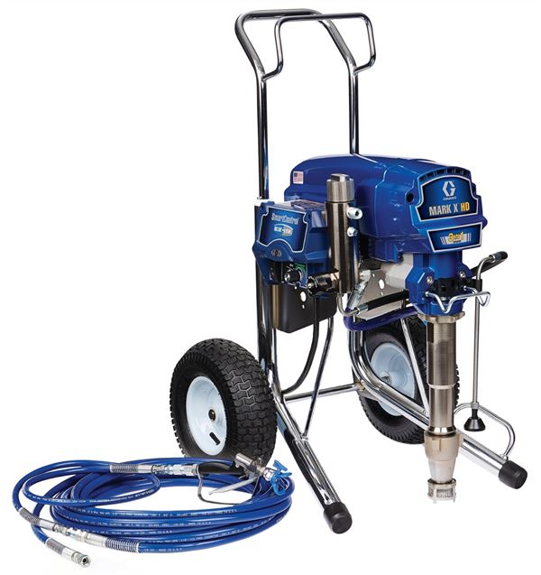Brezzračna batna črpalka MARK X HD Standard 230V, pištola, cev za material, šobe, Z17E669