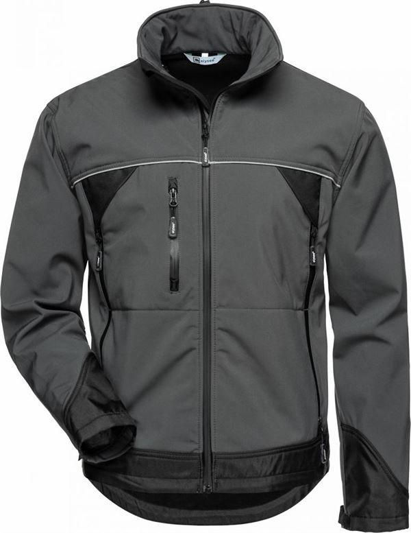 Jakna Softshell BETA ELYSEE®, sivo/črna, vel. S, P10, Z20002S