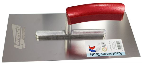 Gladilka 280x130x1,0mm nerjaveča - upognjen ročaj, Alu prečka P33, Z2101102