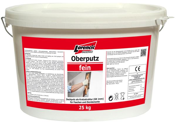 Vrhnji zaključni omet-praskan 1mm, barvni,poraba 2,0kg/m², 25kg/vedro, 32veder/pal, Z2540225LO