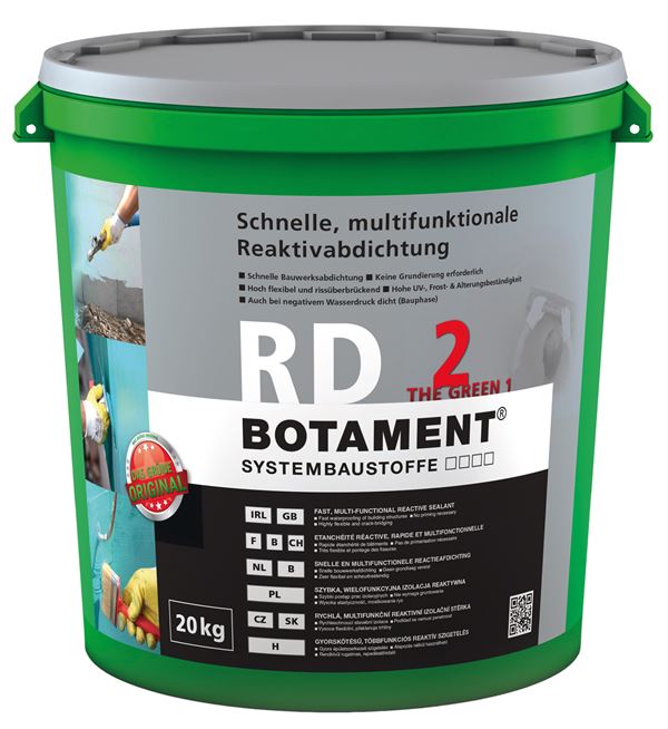 Reaktivna hidroizolacija 2K BOTAMENT RD 2 zeleno 8kg/vedro 33veder/pal, Z341006002