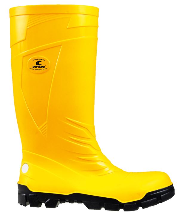PVC-Sicherheitsstiefel RONCO CRAFTLAND® gelb, EN ISO 20345 S5 SRC, Gr. 47, Z3531047