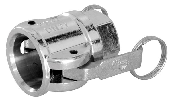 Spojka za cev za malto 25mm ŽD 1 cola NN - Aluminij, Z37593