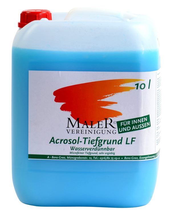 Globinski temeljni premaz Acroso LF, zunaj/noter- 10L/kani. 40kan/pal, Z4036-0