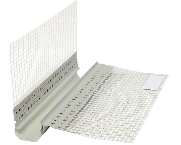 Dilatacijski profil tip I za notranji kot z mrežo in belim trakom 2,50m/palica P25, Z4045X