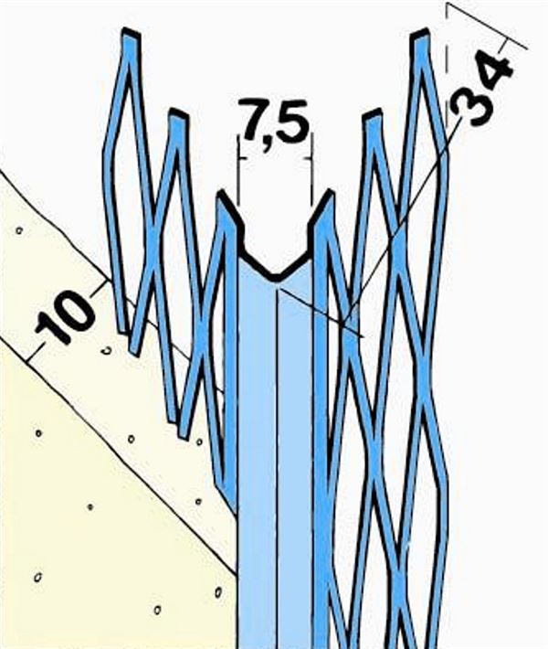 Kotni ometni profil 10077 dolžina 2,60 1vez=65,00 m P25, Z4100726