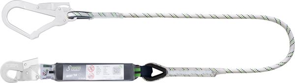 Varovalna amortizacijska vrv KRATOS® SINGLE DIN EN 355 s karabinom, dolžina 1,5m, Z4441