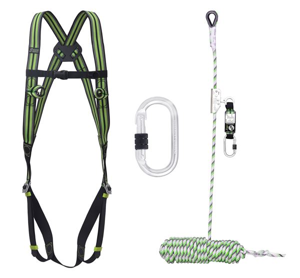 Varovalni pas-set KRATOS® vklj. blažilnik padca , 20m vrvi, torbica, Z4491