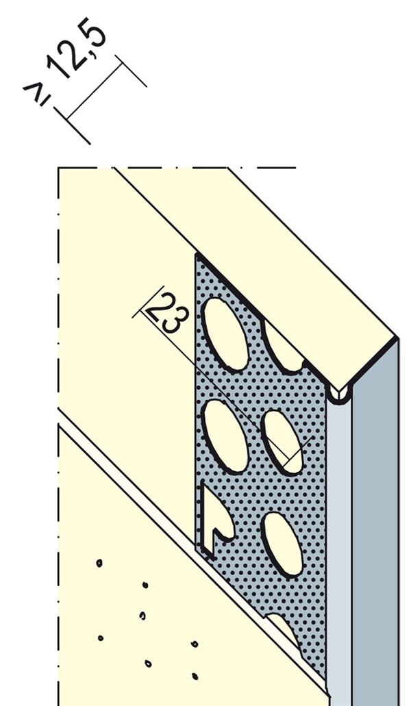 Alu-Eckwinkel 90° 12,5x23mm 2,50lfm/Sta 50Sta/Bd 200Bd/Pal, Z49599250