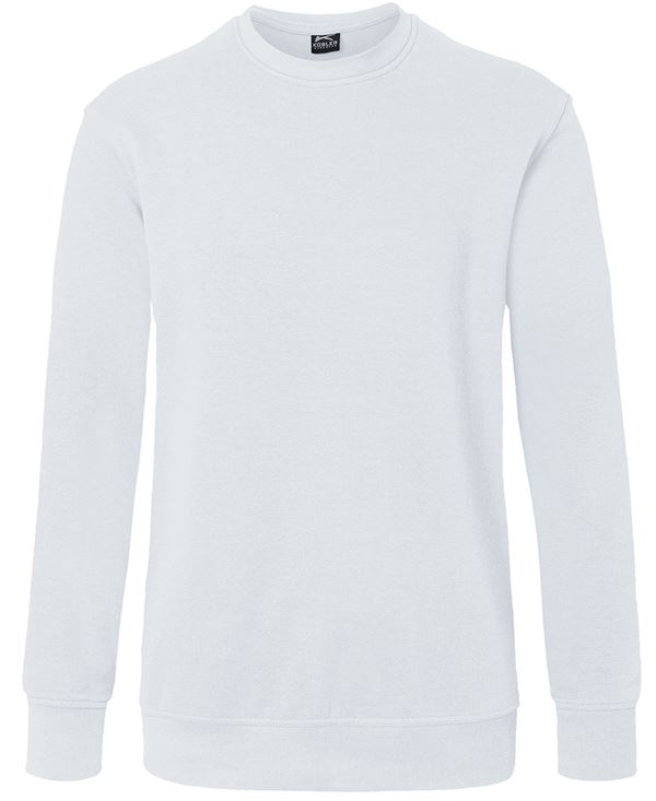 Sweatshirt KÜBLER SHIRTS weiß 320 g/m², UV-Schutz UPF 50+, Gr. L, Z523410L