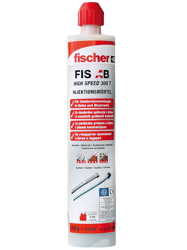 =§= Injektirna masa FISCHER FIS AB W 300 T AUSTRIA BOND zimska, 300ml z 2 Mixer P12, Z535648