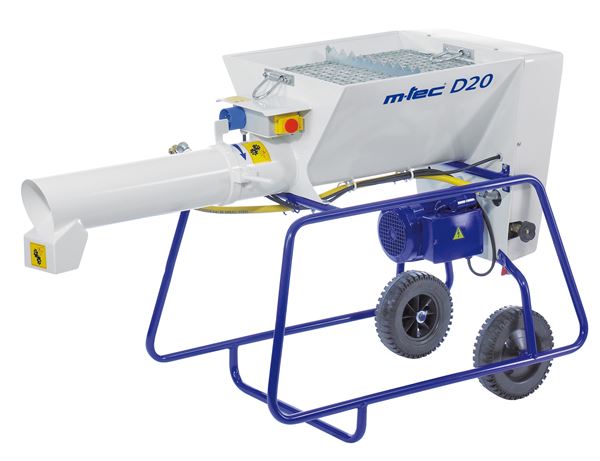 Pretočni mešalec D20-II-BM 230V 50Hz 1ph 2,2kW z mešalno cevjo za beton M-TEC, Z562120