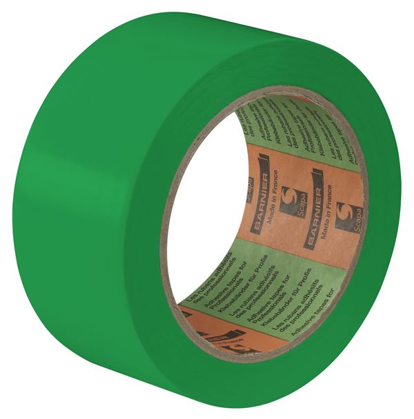 Lepilni trak PE BARNIER® zelen 50mm x 33m P36, Z609850