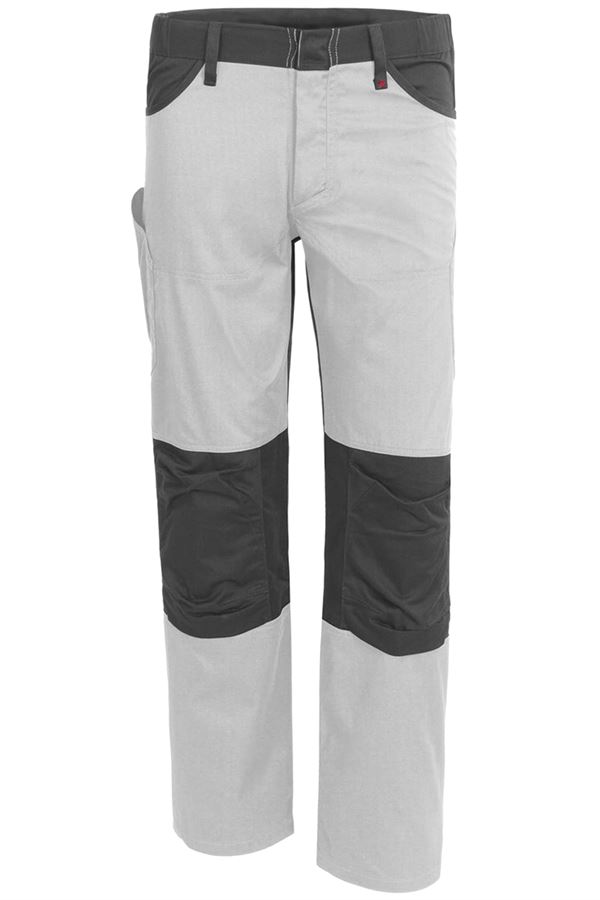 Bundhose QUALITEX X-Serie, weiß/grau, 245 g/m², Gr. 50, Z61938QX450