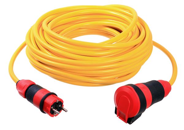 Gradbeni kabel s šuko-ultra vtikačem in vtičnico, 25m K35-N07V3V3-F 3G p= 1,5 mm., Z62271