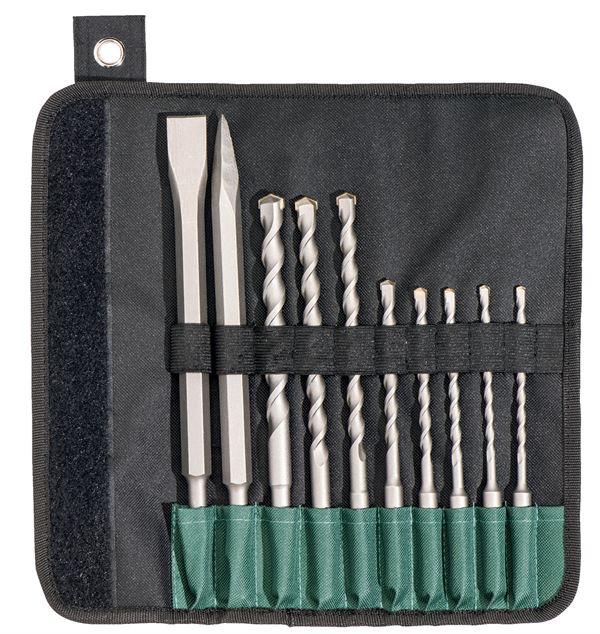 Hammerbohrer- und Meißelset METABO SP SDS-Plus 10-tlg., Z630824000