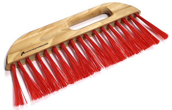 Otiralka strukturnega ometa 300mm z lesenim ročajem P6, Z77300