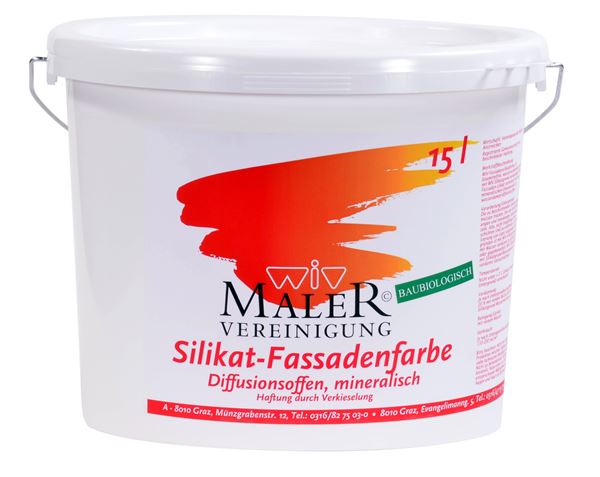 Silikatna fasadna barva bela mat 15l/vedro 24veder/pal, Z7976