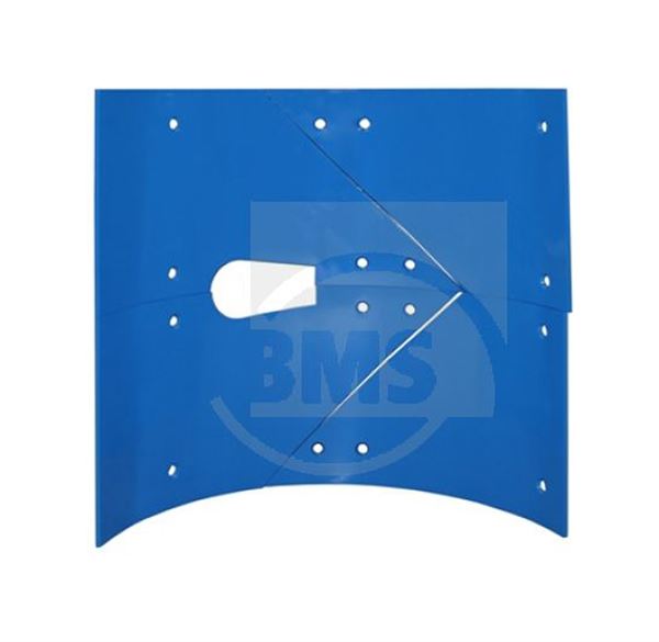 SET železnih oblog BMS A 1+2 M, sredinski iztok, visoka odpornost, Z800605050