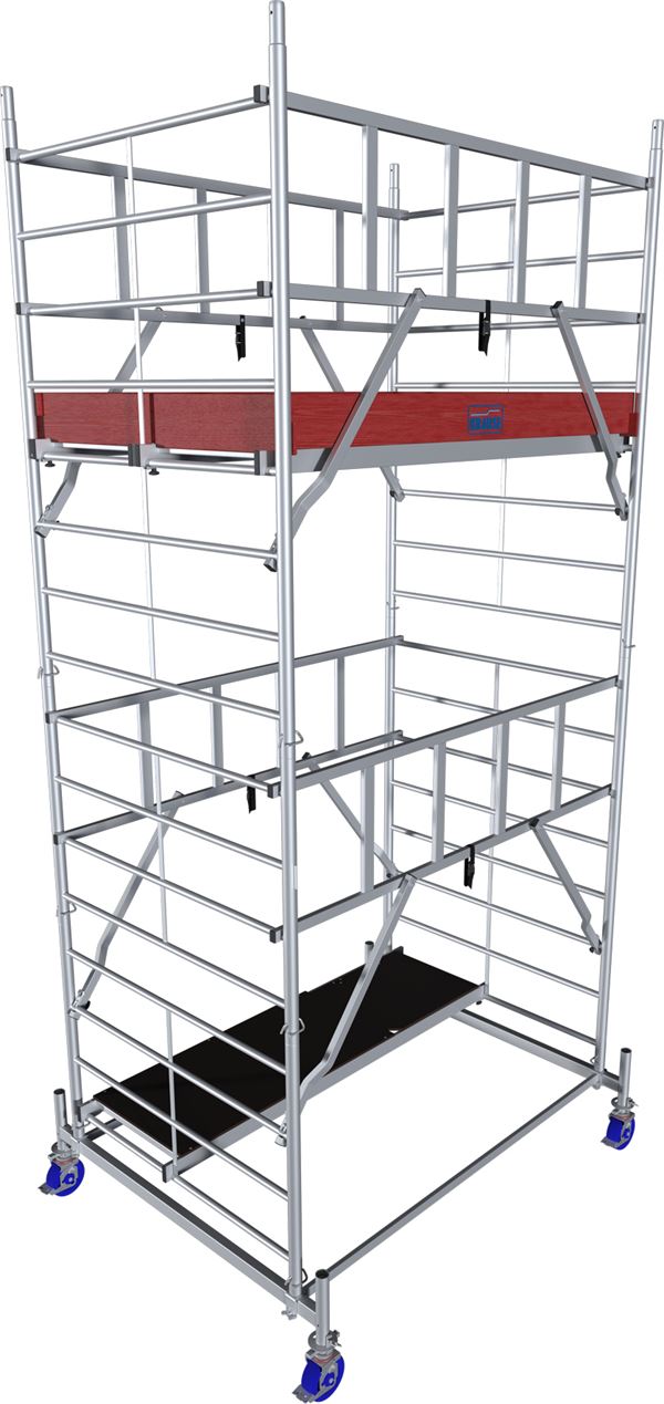 Alu-premični oder KRAUSE® MONTO® PROTEC® XXL dim. 2,00x1,20m, delovna višina 5,30m, Z945129