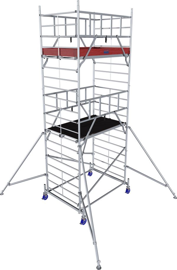 Alu-premični oder KRAUSE® MONTO® PROTEC® XXL dim. 2,00x1,20m, delovna višina 6,30m, Z945136