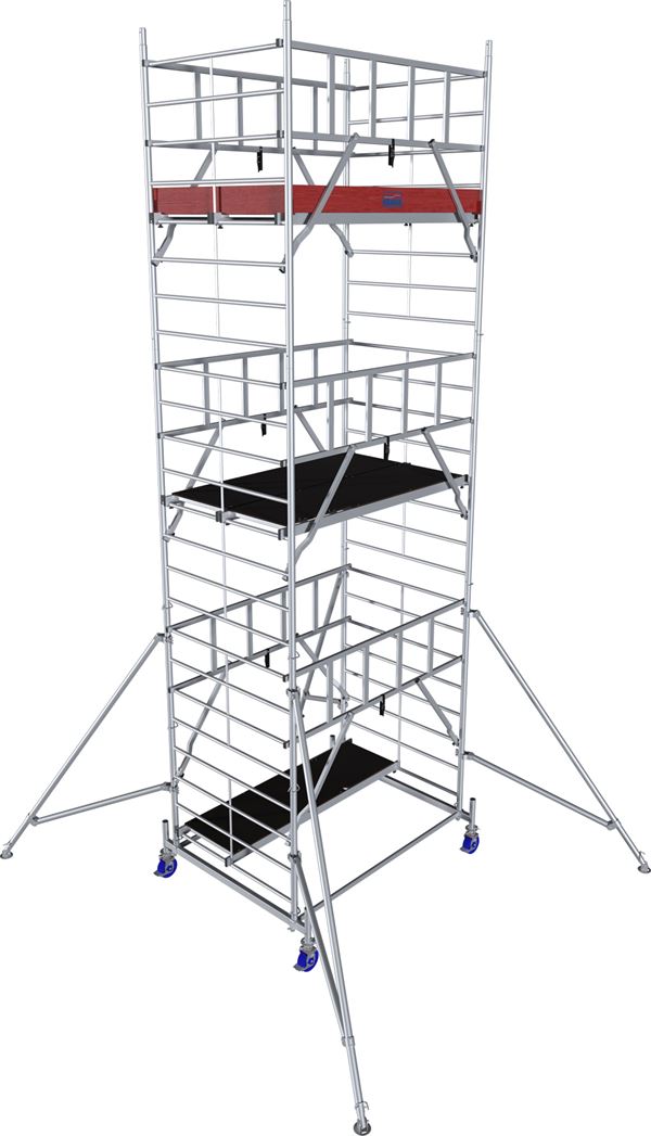 Alu-premični oder KRAUSE® MONTO® PROTEC® XXL dim. 2,00x1,20m, delovna višina 7,30m, Z945143