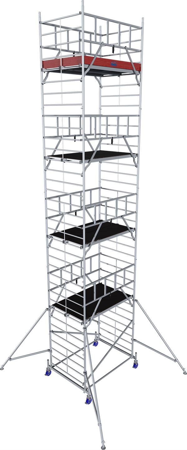 Pomični oder na kolesih alu. KRAUSE® MONTO® PROTEC® XXL dim. 2,00x1,20m, delovna višina= 10,30m, Z945174