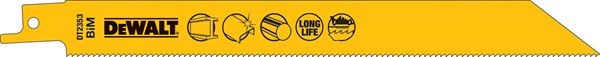 List za sabljasto žago DEWALT® 203x 1,8mm (kovina, pločevina) 5kos/pak, ZDT2353-QZ