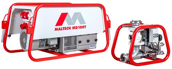 Silomat transportni sistem MALTECH MD100-T, 5,5kW, vpihovalni pokrov in dodatna oprema, ZL00110122