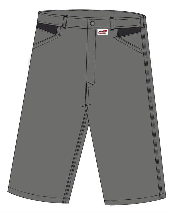 Arbeitsshorts LO-ACTIVE anthrazit/schwarz 245 g/m² Gr. 52 VPE5, ZLO-ACTAS-AS52