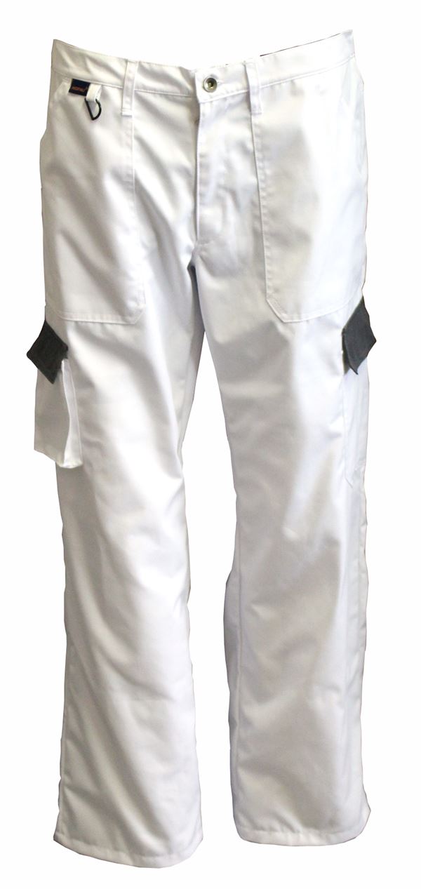 Delovne hlače LO-PROTEC belo/sive 245 g/m² vel. 58 P5, ZLO-PROTEC-BH58