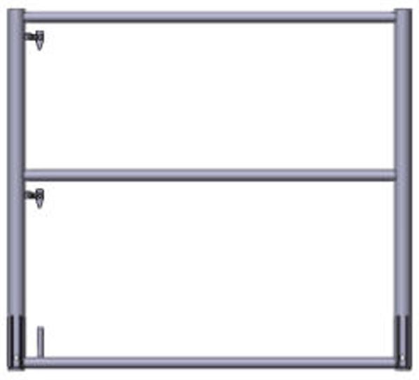 Geländerrahmen, oben seitlich, 1,0x1,10m, aus Stahl, verzinkt, ZSIGP1020